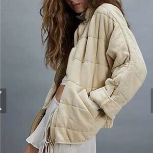 Tan Quilted Women's Jacket